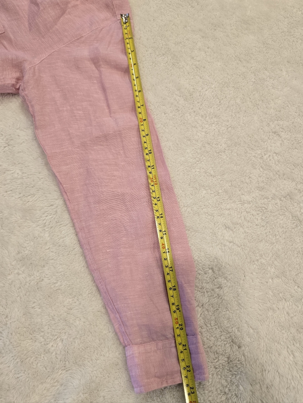 Grayson By Frank And Eileen The Hero 100% Linen Button Down Shirt Pink Sz 3/M - Picture 12 of 13